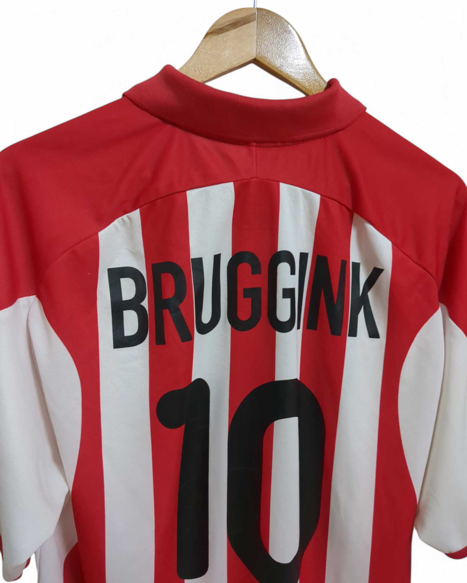 2000-01 Nike PSV Home Shirt #10 Bruggink - (XL)
