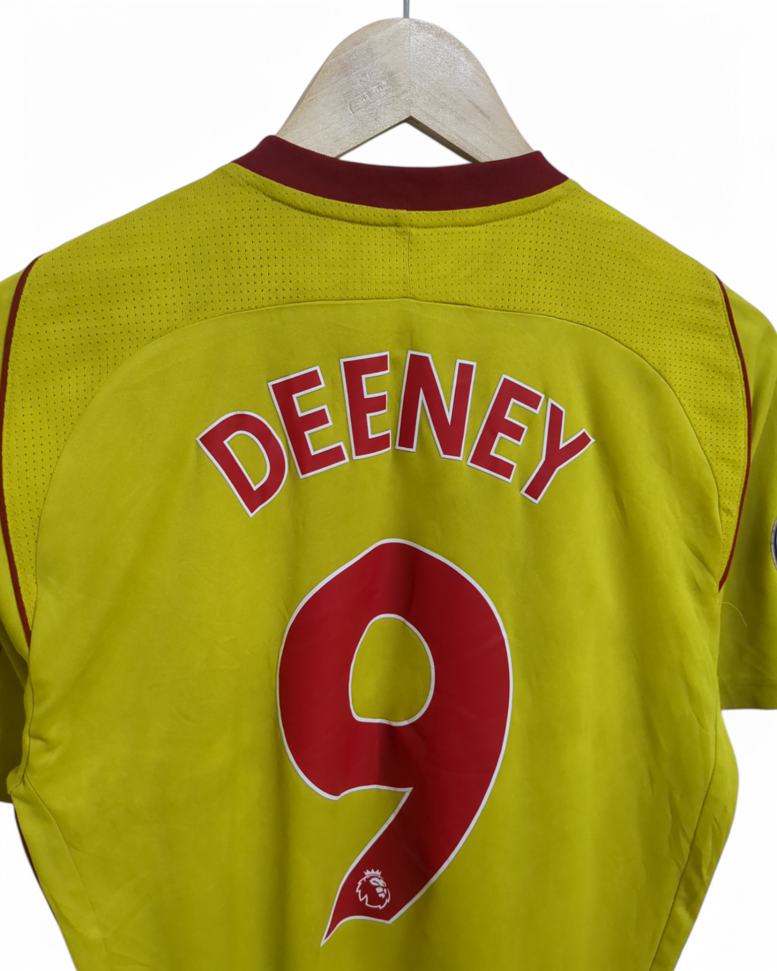 2017-18 Adidas Watford Home Shirt #9 Deeney - (M)