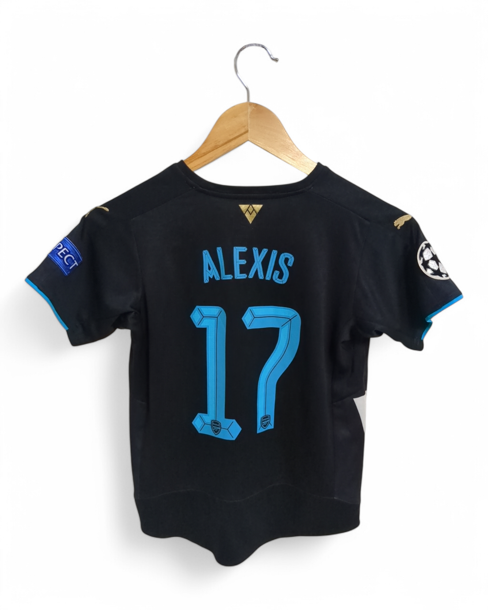 2015-16 Puma Arsenal Third Shirt #17 Sanchez - (2XS)