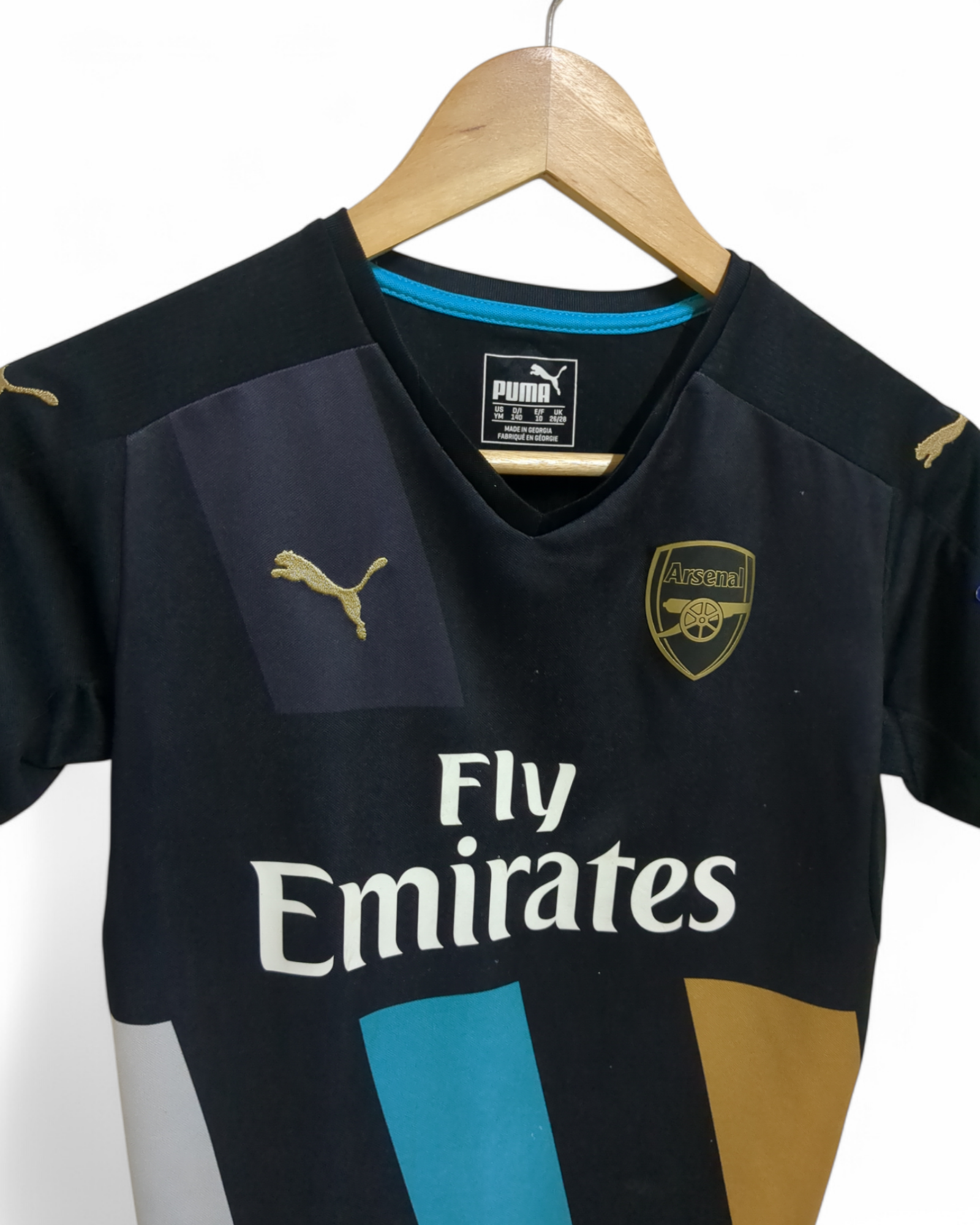 2015-16 Puma Arsenal Third Shirt #17 Sanchez - (2XS)