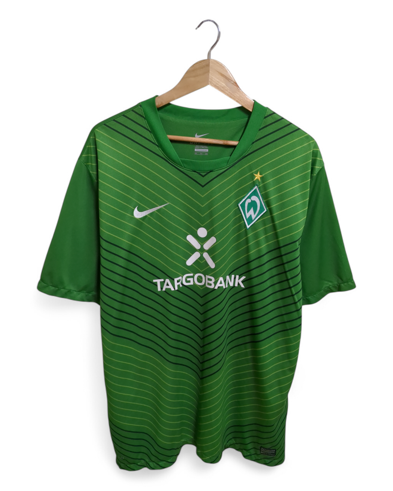 2011-12 Nike Werder Bremen Home Shirt #15 Prodl - (XL)