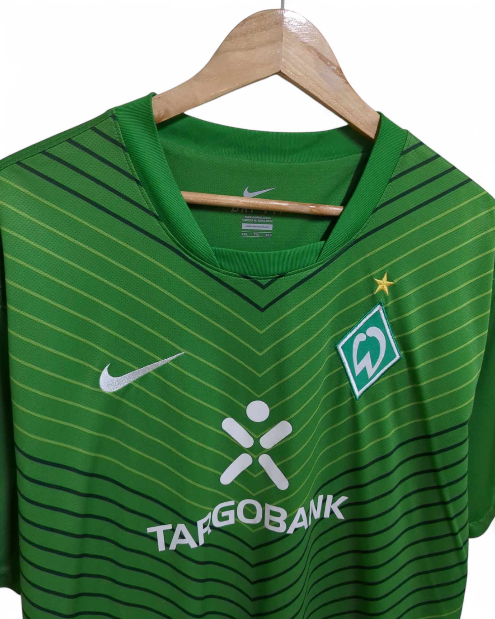 2011-12 Nike Werder Bremen Home Shirt #15 Prodl - (XL)