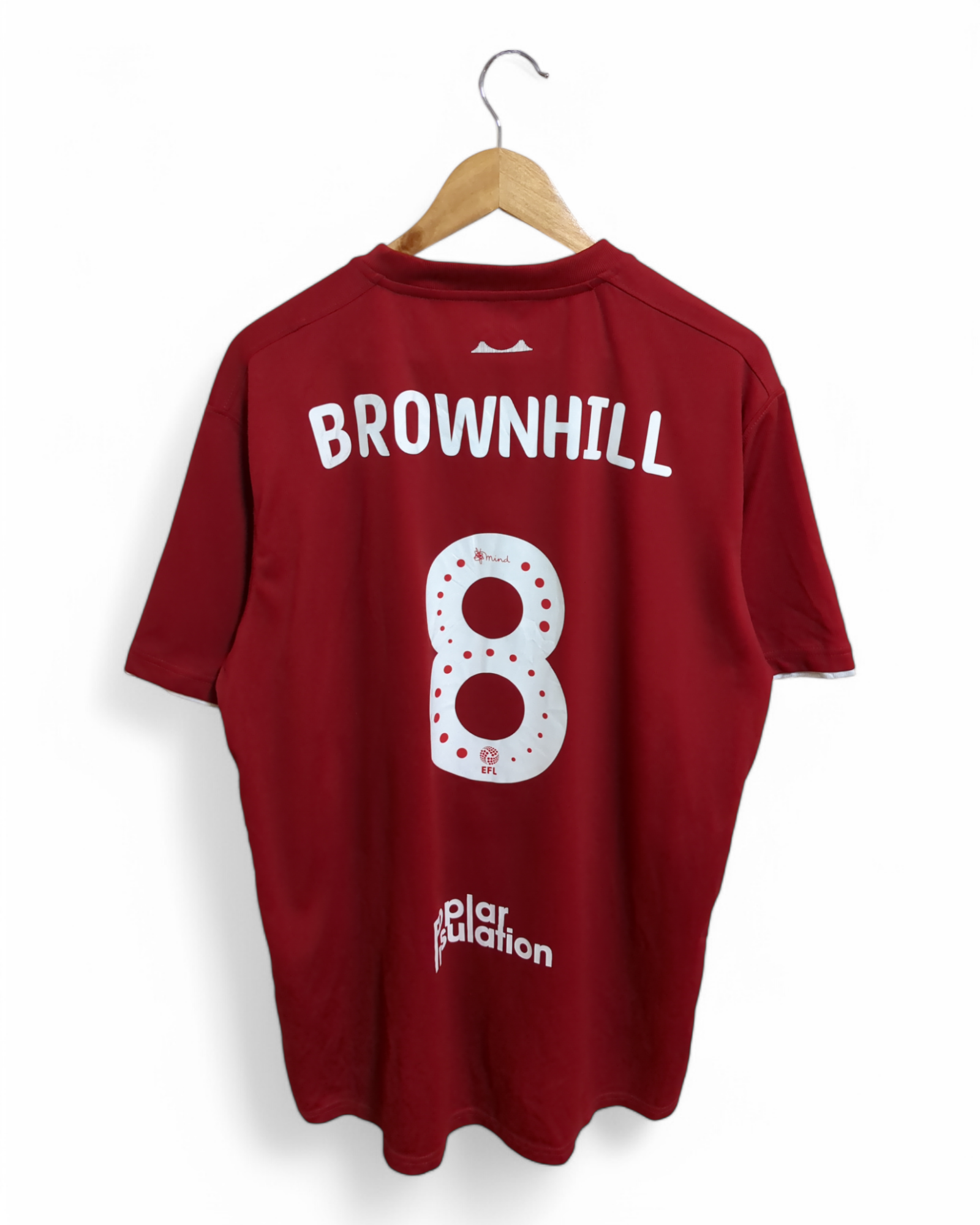2019-20 Dunder Bristol City Home Shirt #18 Brownhill - (XL)