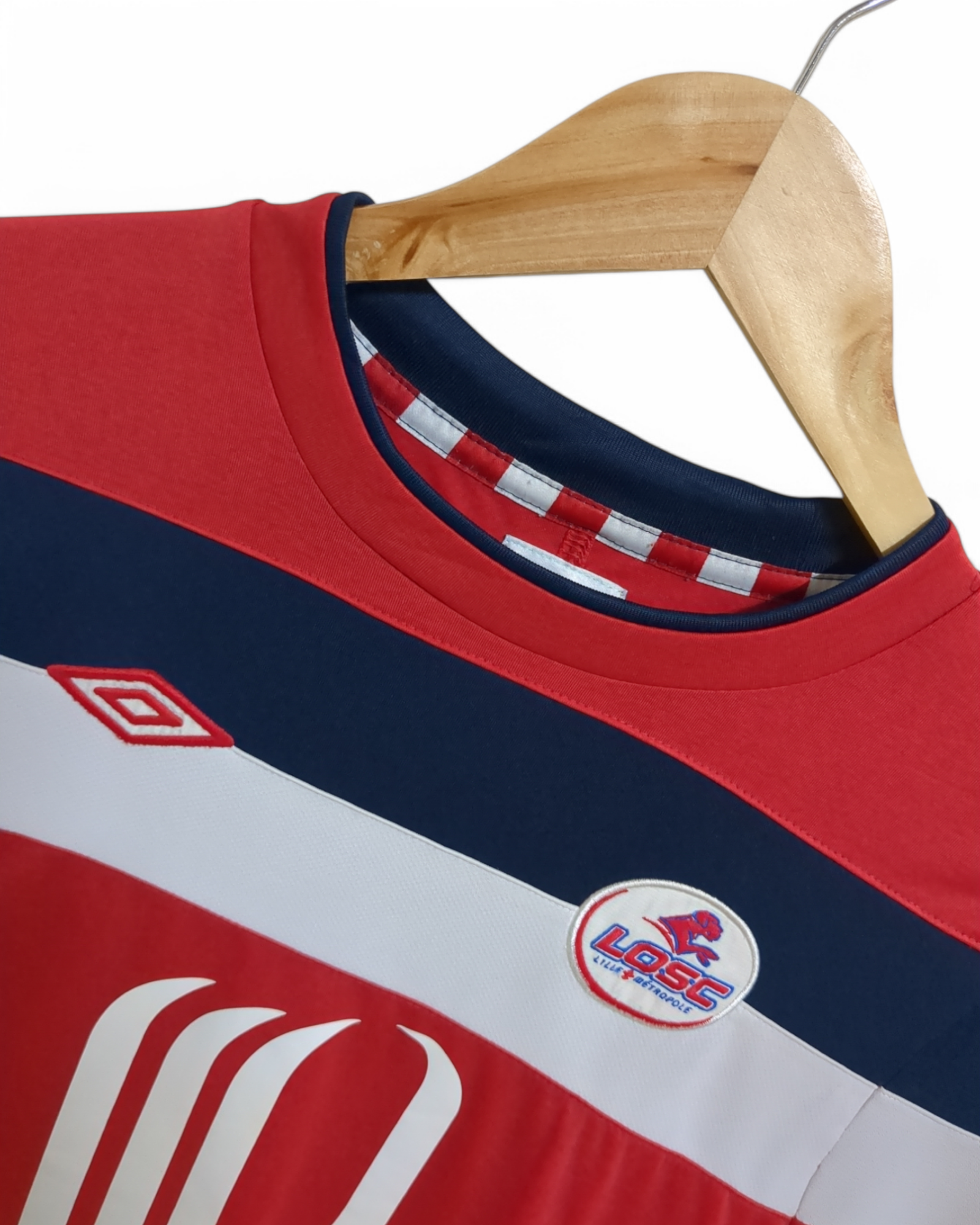 Maillot LILLE LOSC UMBRO training shirt rouge collection trikot M 2011 Maillot LILLE LOSC UMBRO training shirt rouge collection trikot M 2011