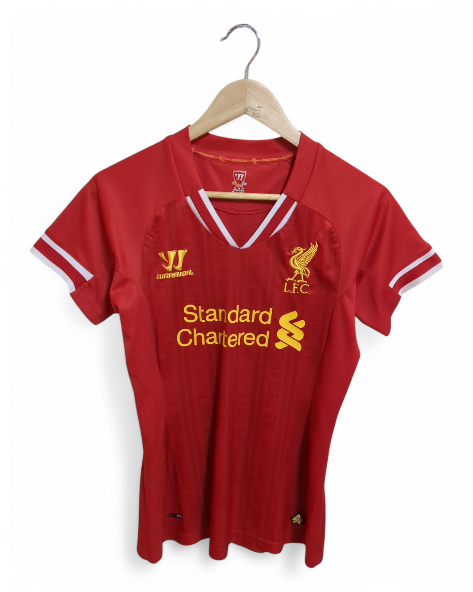 2013-14 Warrior Liverpool Women's Home Shirt #8 Gerrard - (XS)