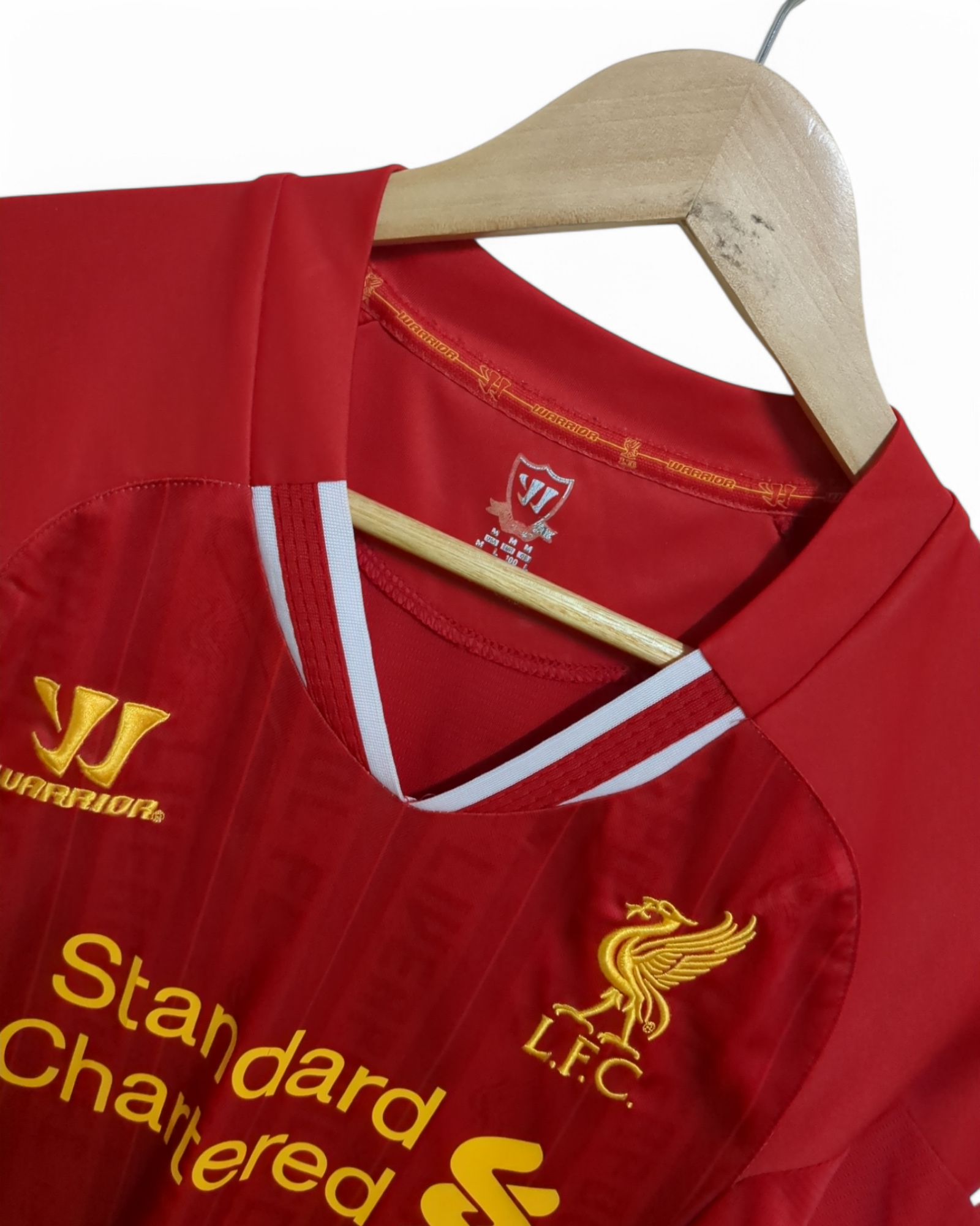 2013-14 Warrior Liverpool Women's Home Shirt #8 Gerrard - (XS)