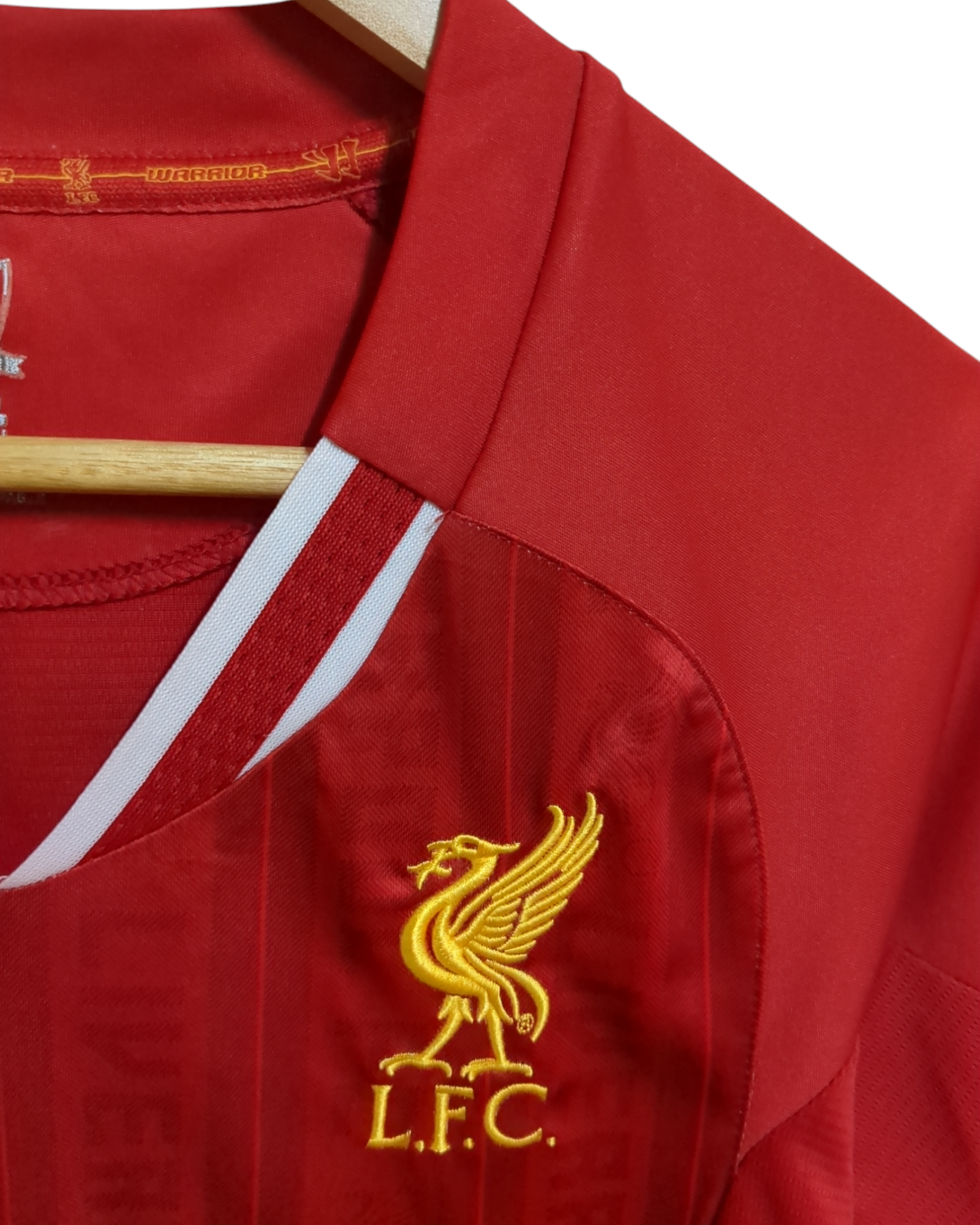 2013-14 Warrior Liverpool Women's Home Shirt #8 Gerrard - (XS)
