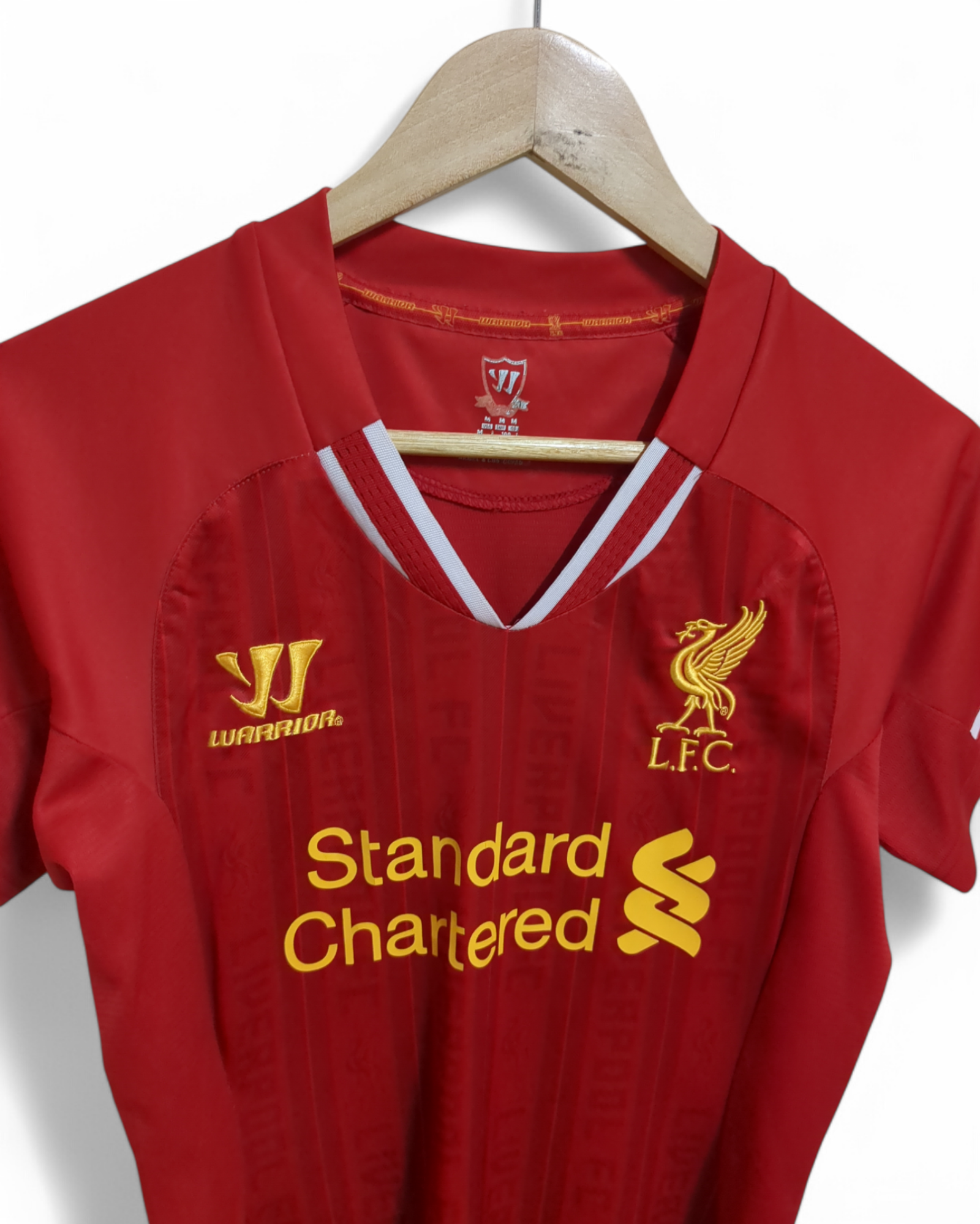 2013-14 Warrior Liverpool Women's Home Shirt #8 Gerrard - (XS)