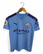2019-20 Puma Manchester City Home Shirt #21 Silva - (S)