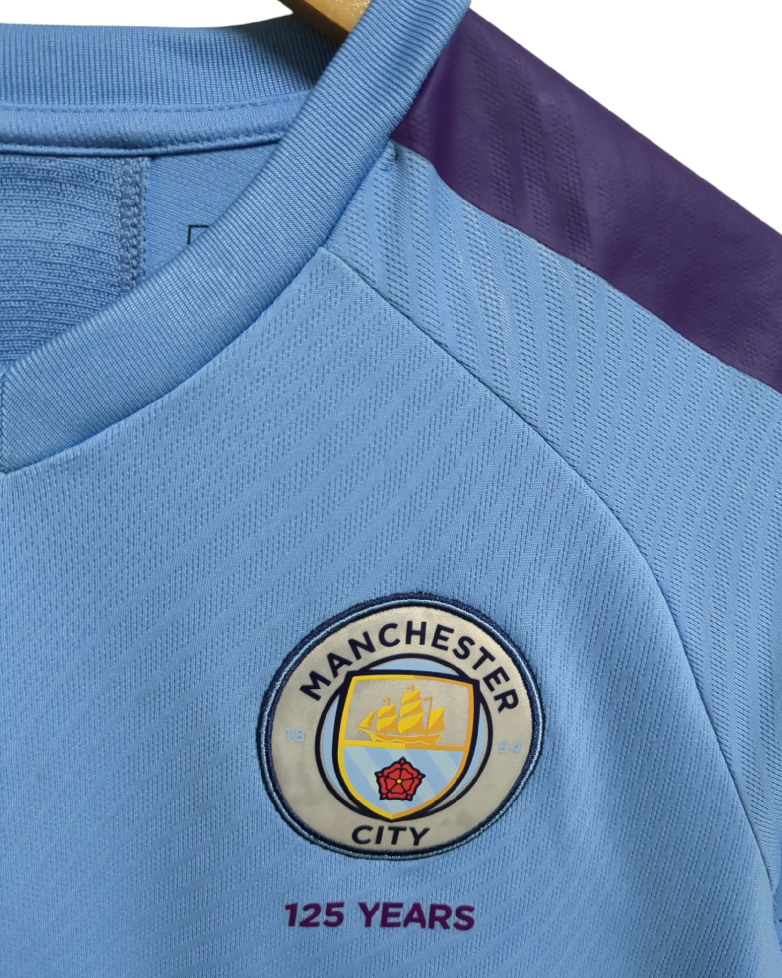 2019-20 Puma Manchester City Home Shirt #21 Silva - (S)