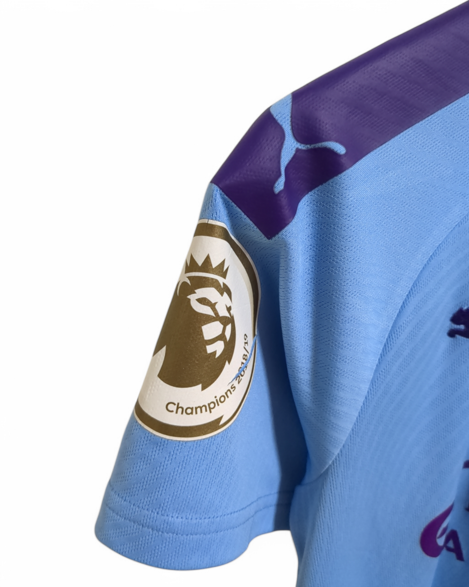 2019-20 Puma Manchester City Home Shirt #21 Silva - (S)