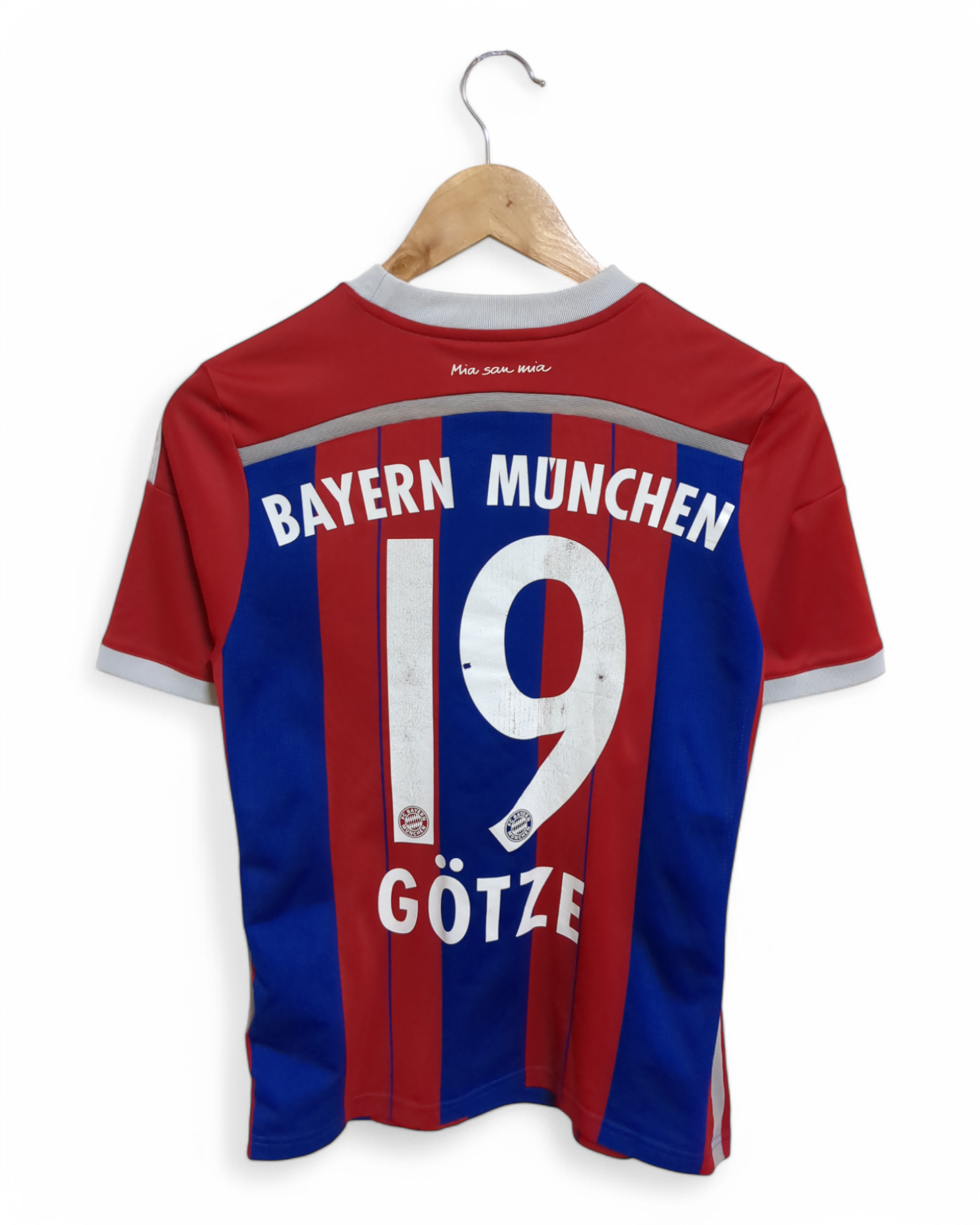 2014-15 Adidas Bayern Munich Home Shirt #19 Gotze - (S)
