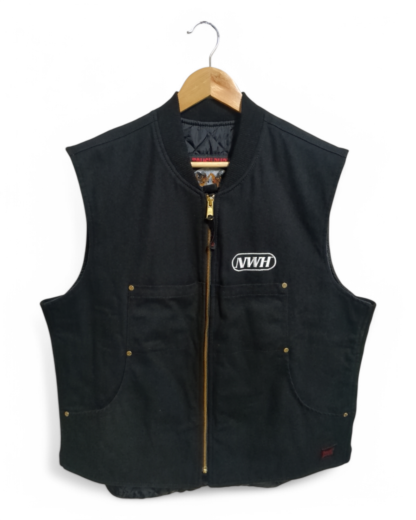 Tough Duck Quilt Lined Moto Vest - (XL)