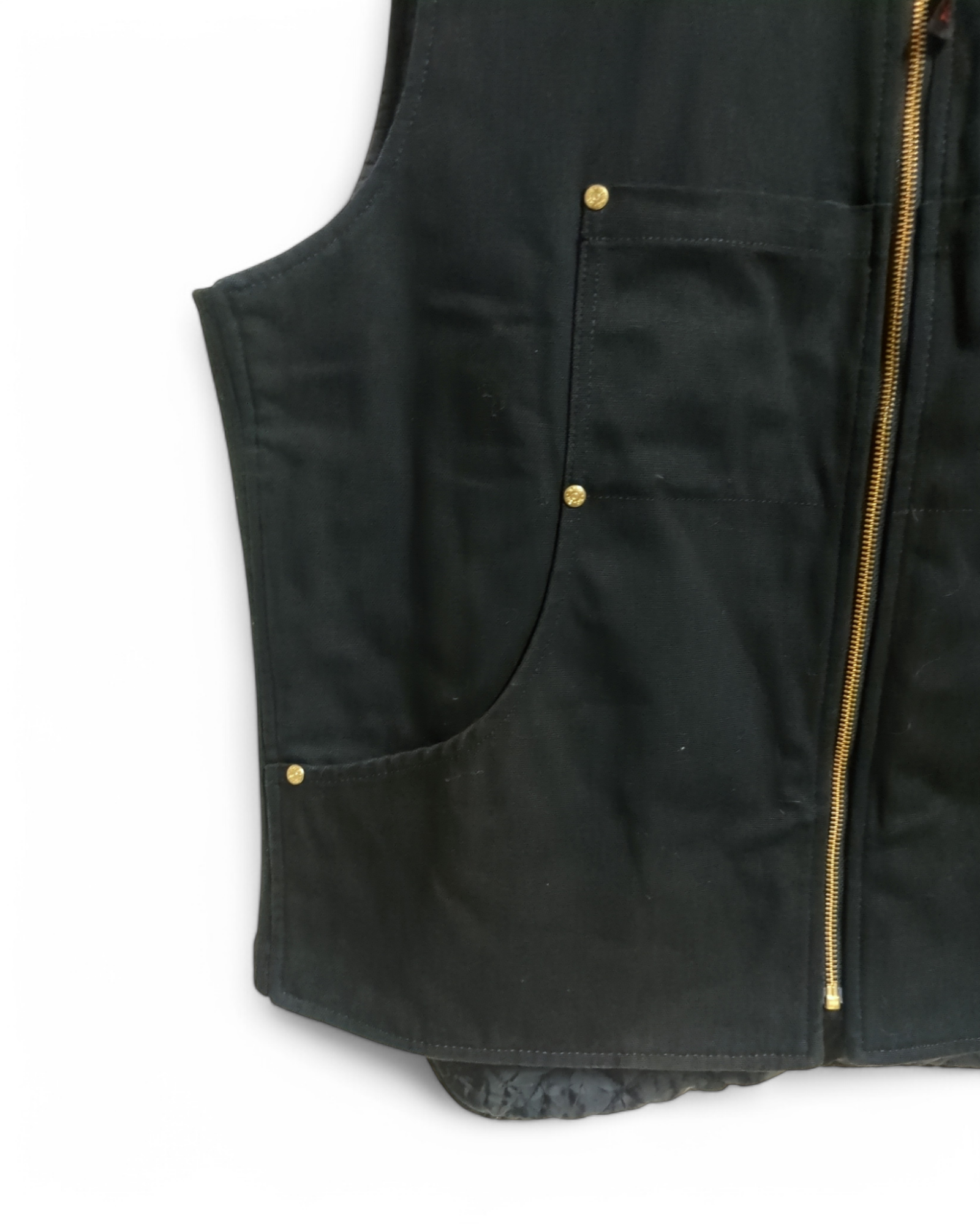 Tough Duck Quilt Lined Moto Vest - (XL)