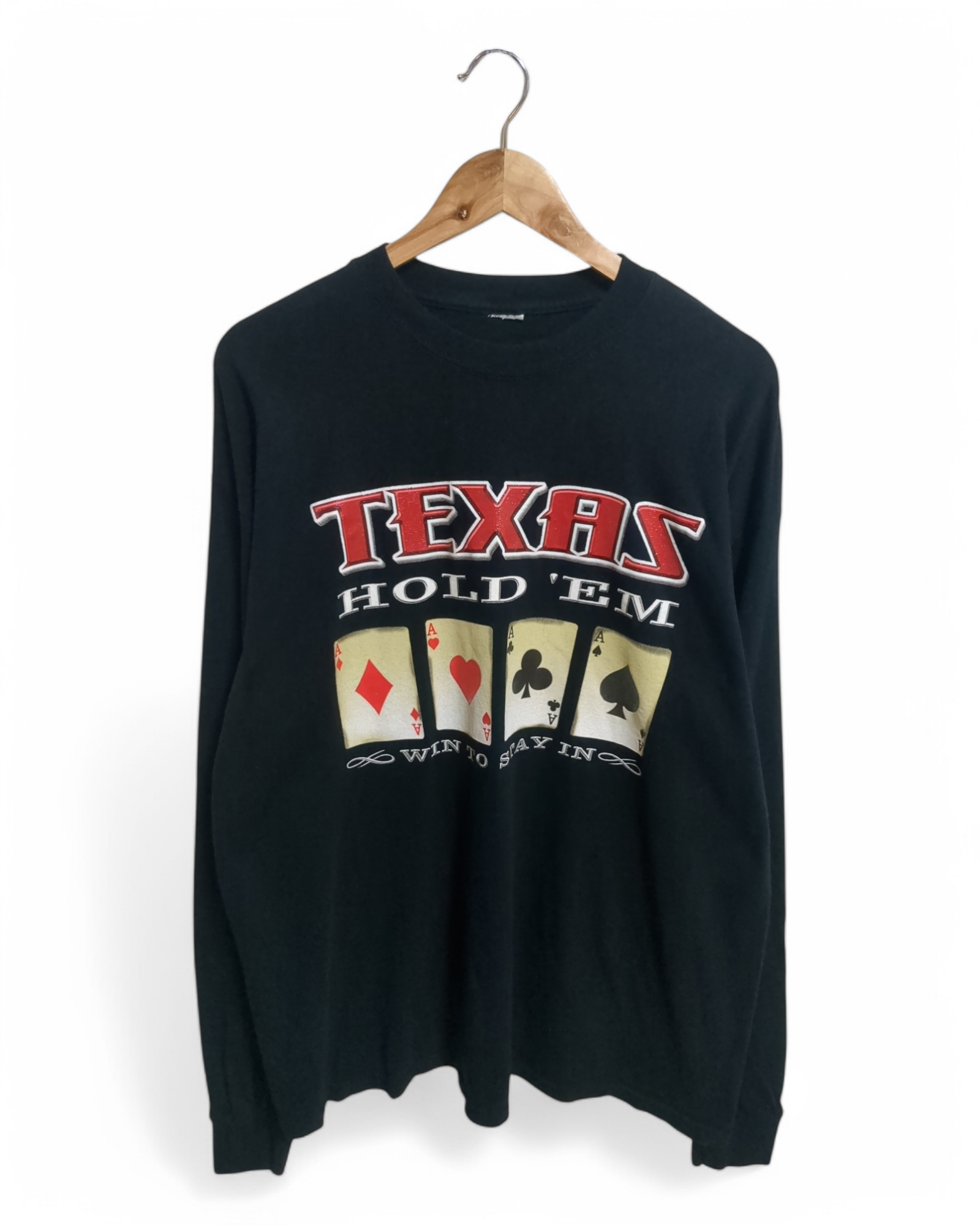 Vintage Texas Hold'Em Poker Shirt - (XL)