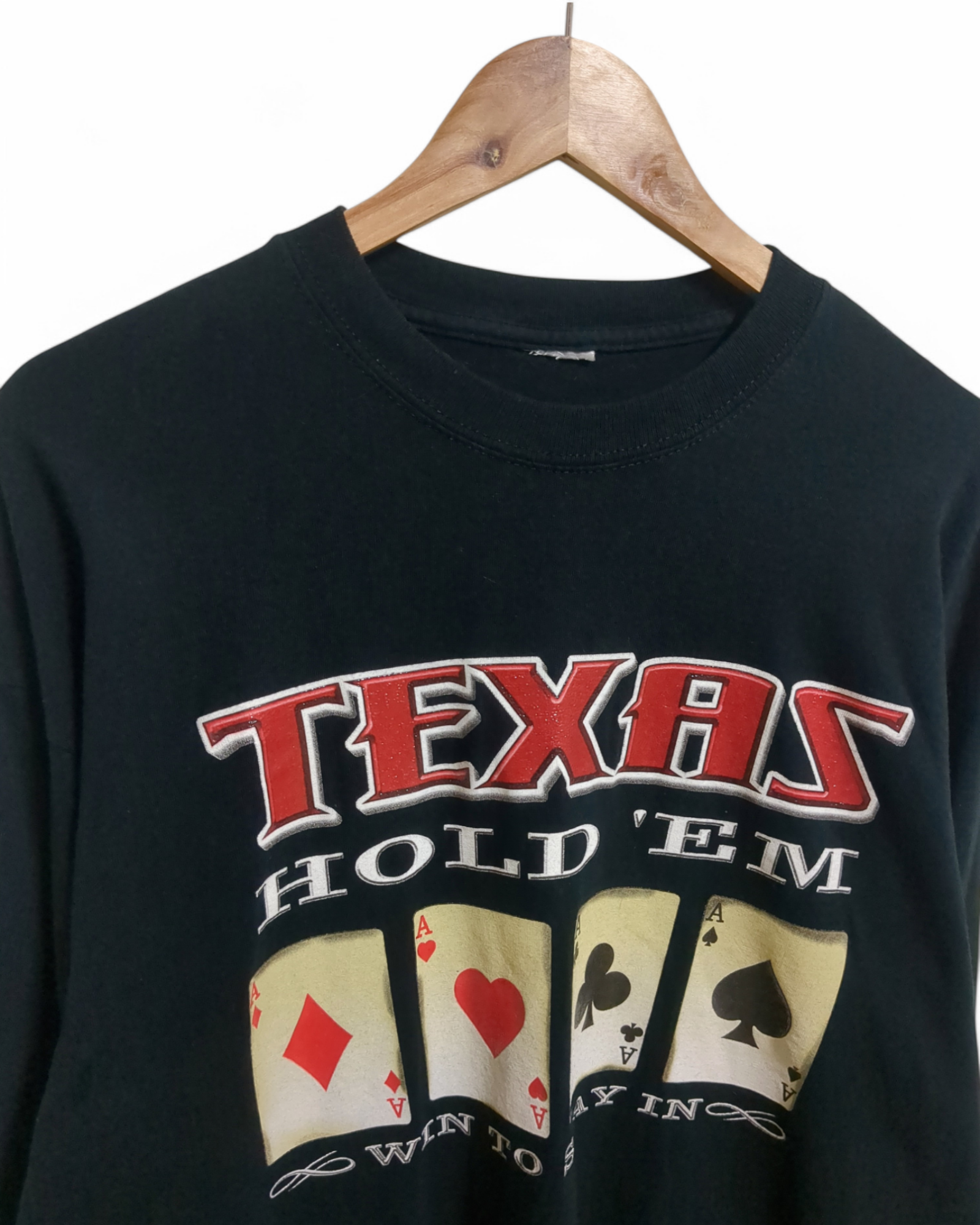Vintage Texas Hold'Em Poker Shirt - (XL)