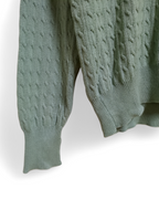 Ralph Lauren 00s Polo Golf Cable Knit 1/4 Sweater - (L)