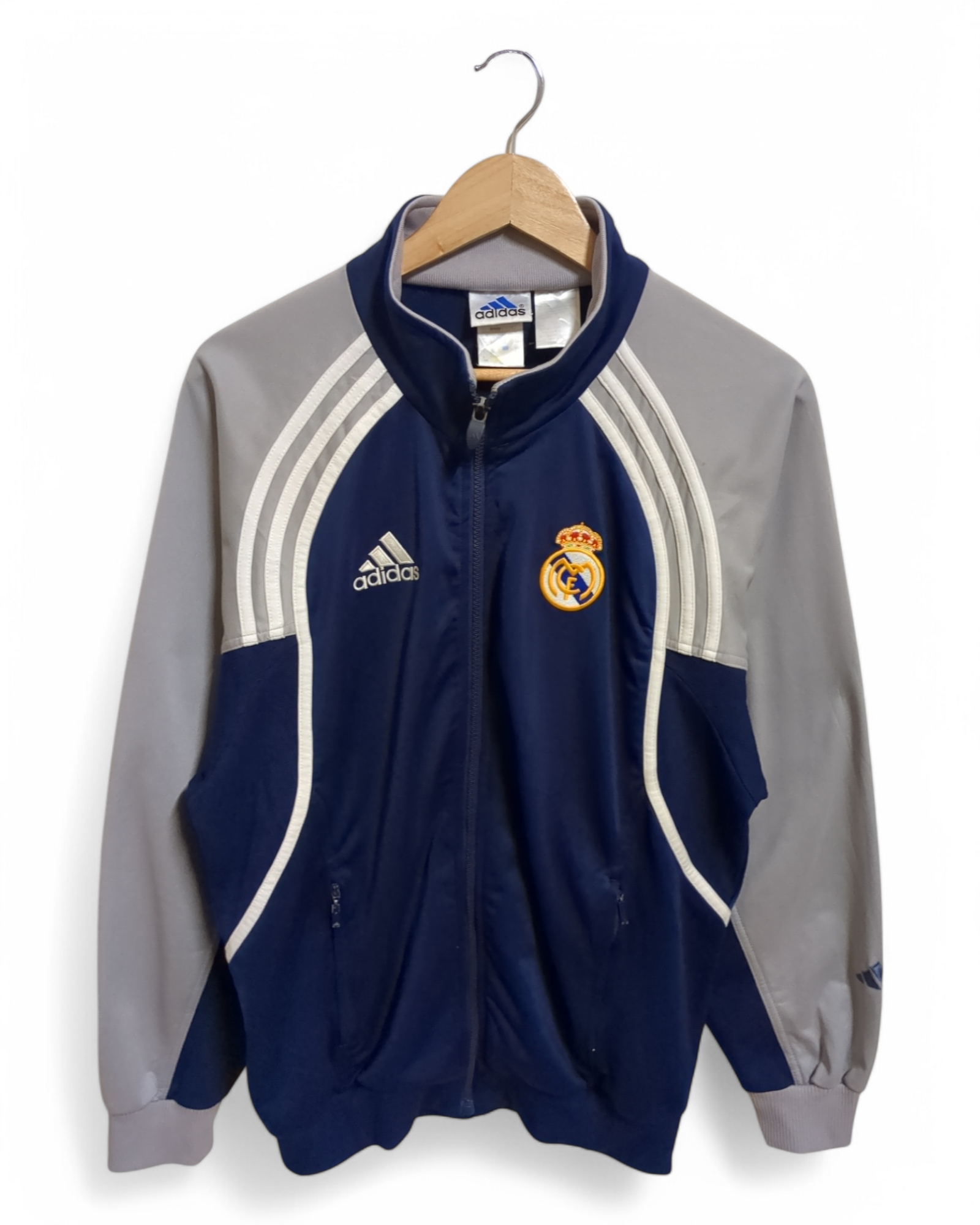 2000-01 Adidas Real Madrid Track Jacket - (L)