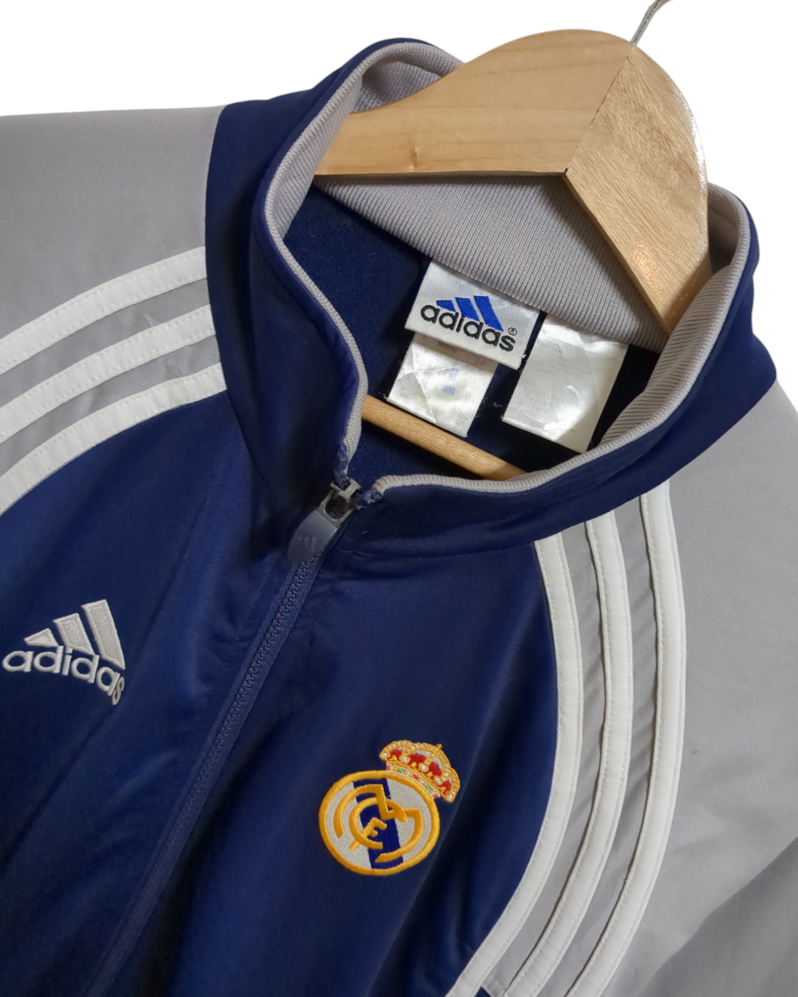 2000-01 Adidas Real Madrid Track Jacket - (L)
