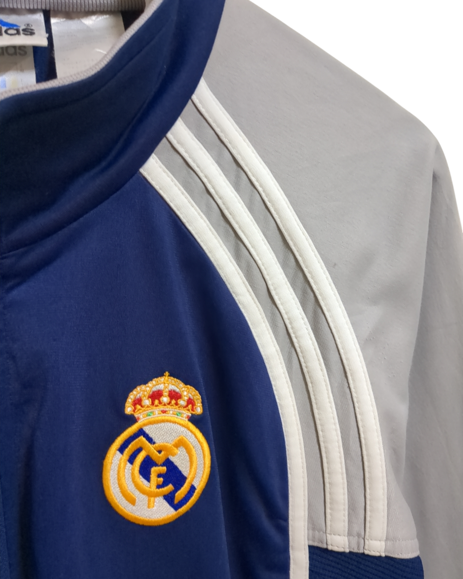2000-01 Adidas Real Madrid Track Jacket - (L)