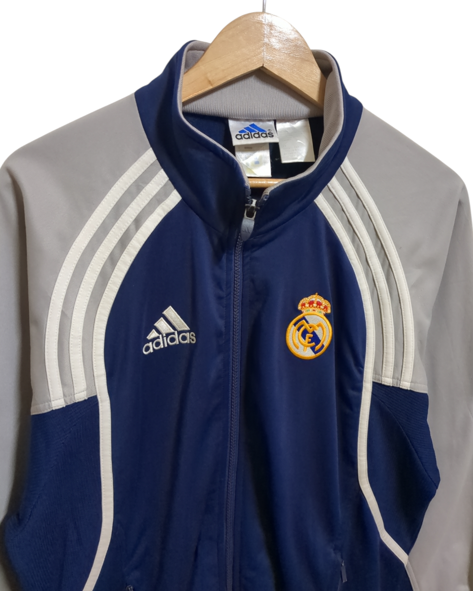 2000-01 Adidas Real Madrid Track Jacket - (L)
