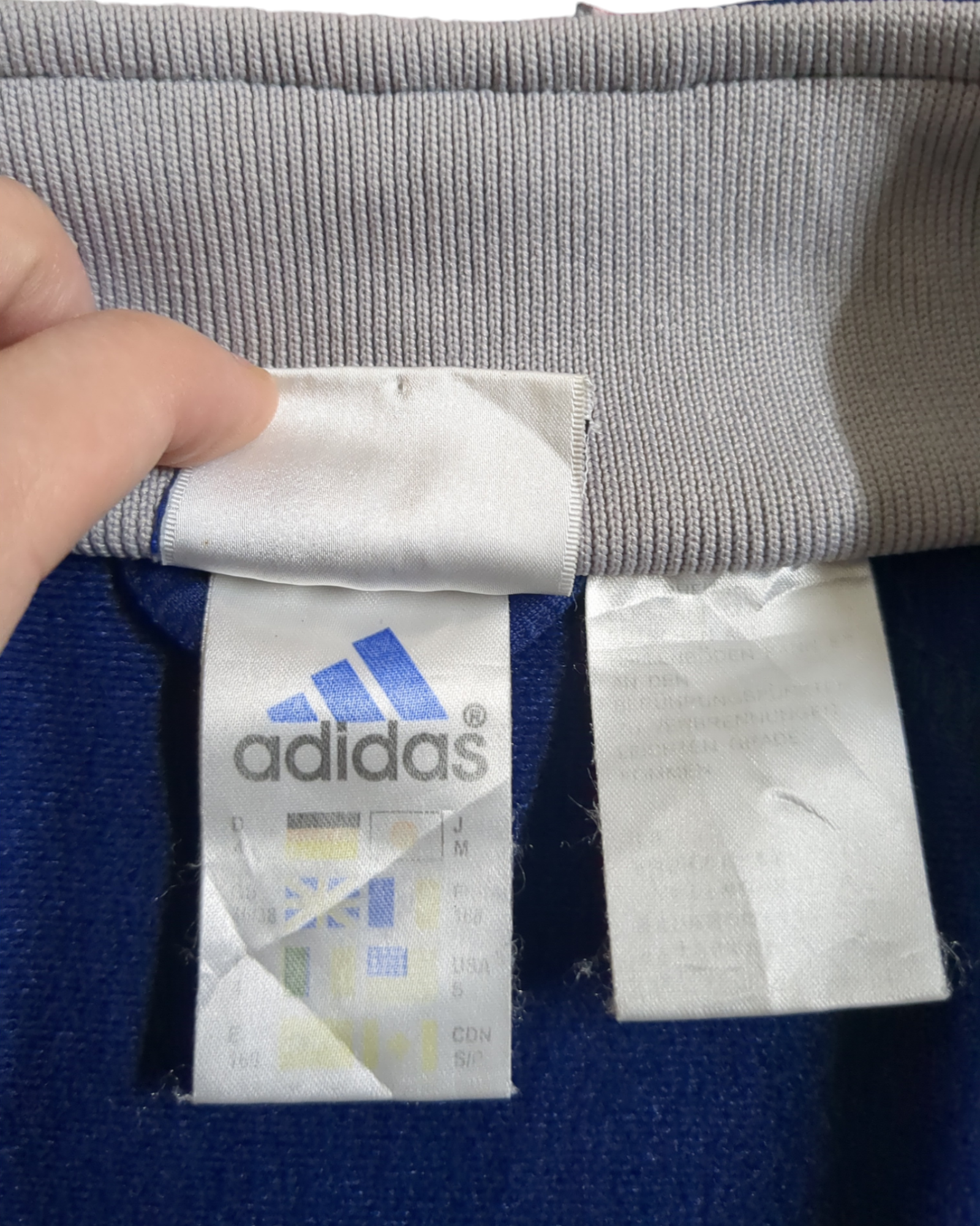 2000-01 Adidas Real Madrid Track Jacket - (L)