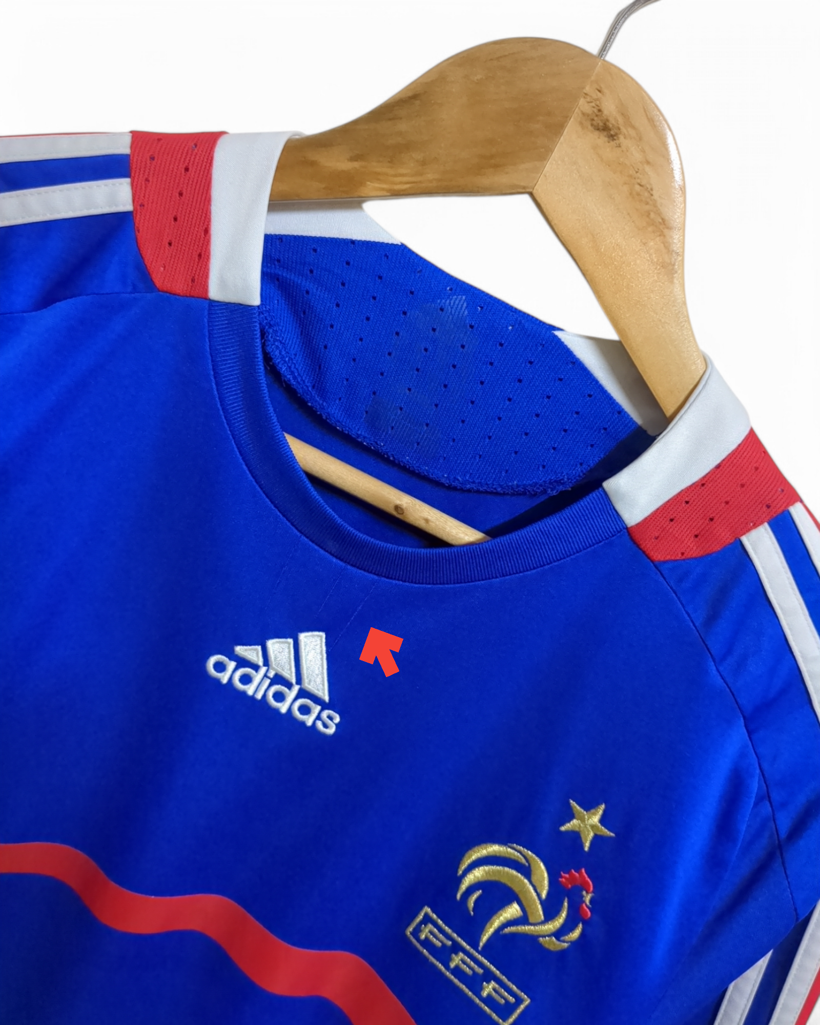 2008 Adidas France Home Shirt - (L)