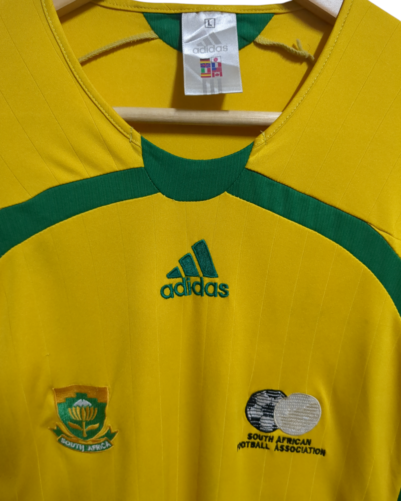 2006-09 Adidas South Africa Home Shirt - (L)