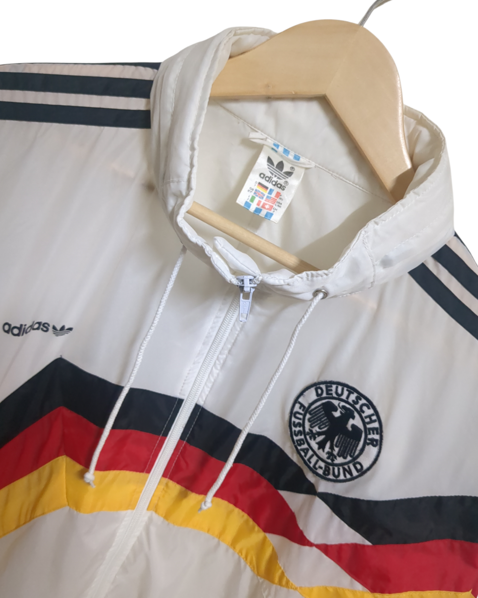 1990-92 Adidas Germany Rain Jacket - (2XL)