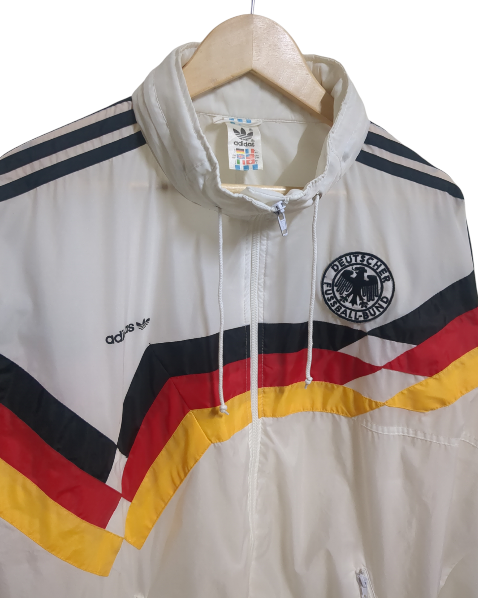 1990-92 Adidas Germany Rain Jacket - (2XL)
