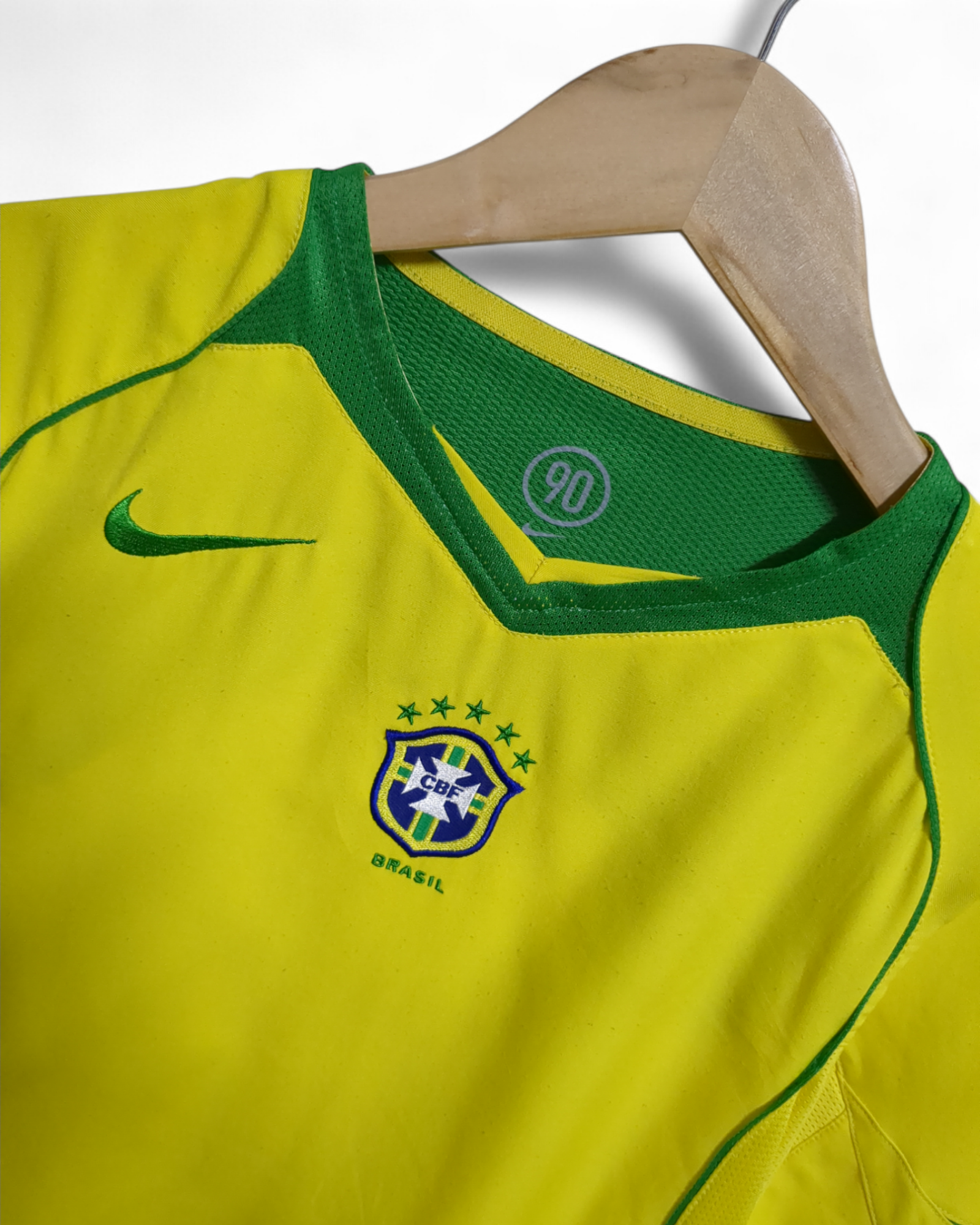 2004-06 Nike Brazil Home Shirt - (S)
