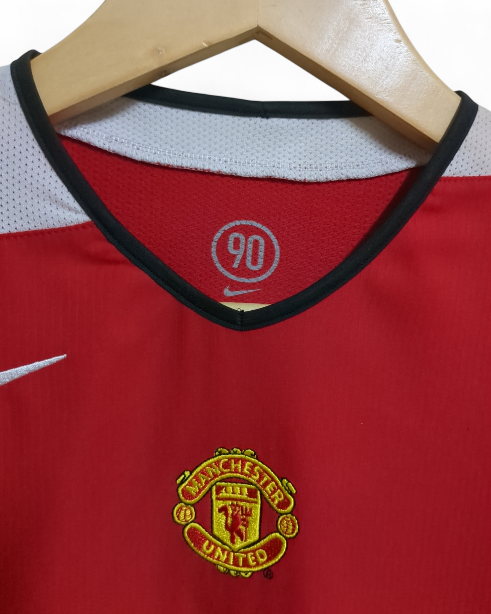 2004-06 Nike Manchester United Home Shirt - (XS)