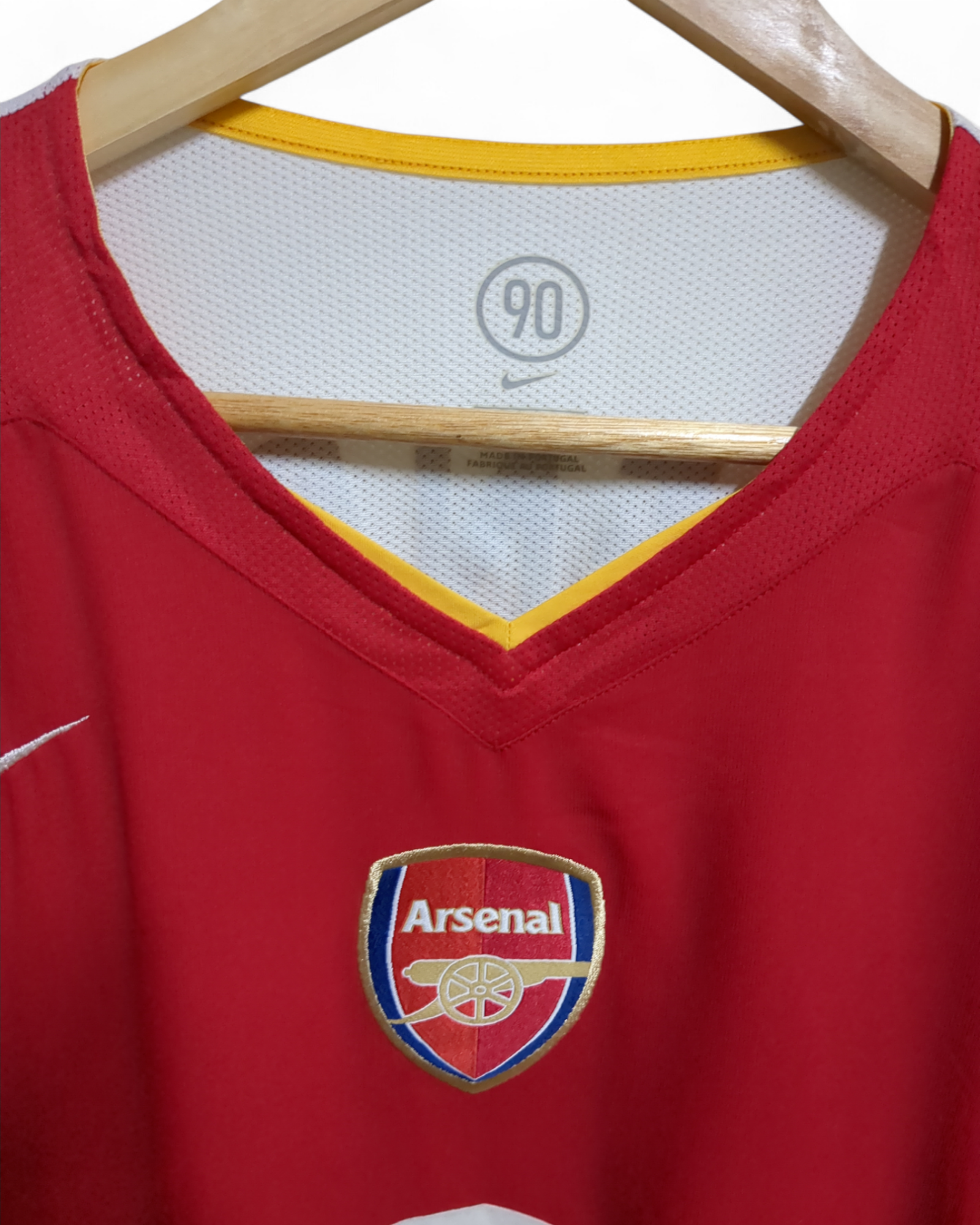 2004-05 Nike Arsenal Champions Home L/S Shirt #14 Henry  - (XL)