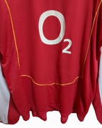 2004-05 Nike Arsenal Champions Home L/S Shirt #14 Henry  - (XL)