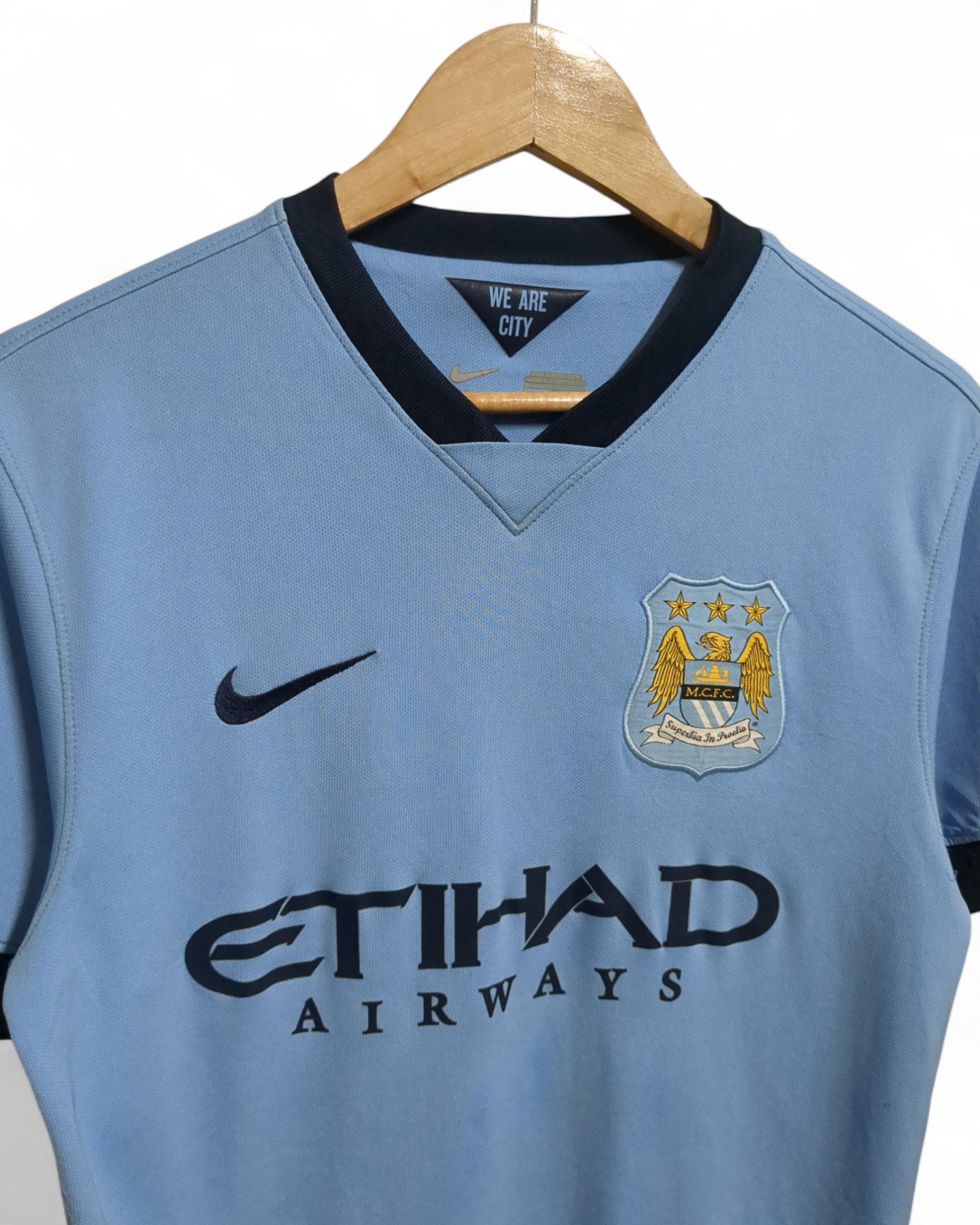 2014-15 Nike Manchester City Home Shirt - (M)