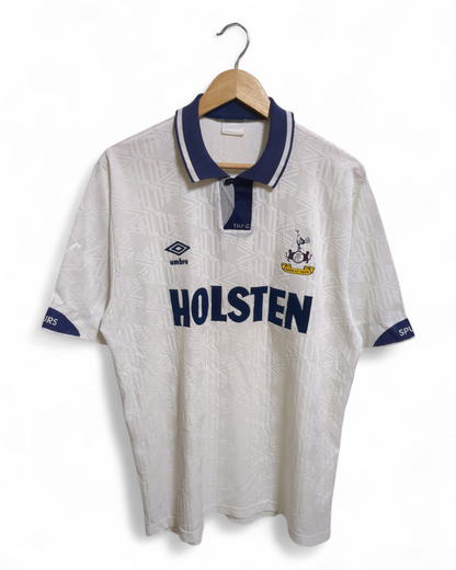 1991-92 Umbro Tottenham Hotspur Home Shirt - (L)