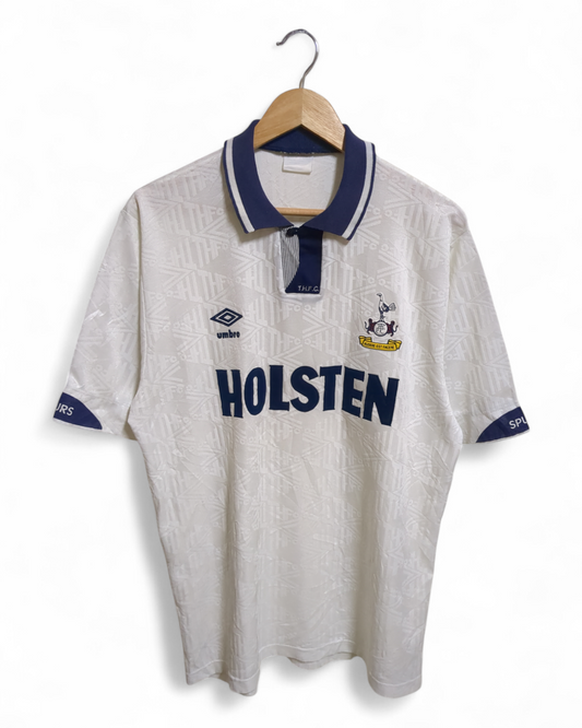 1991-92 Umbro Tottenham Hotspur Home Shirt - (L)
