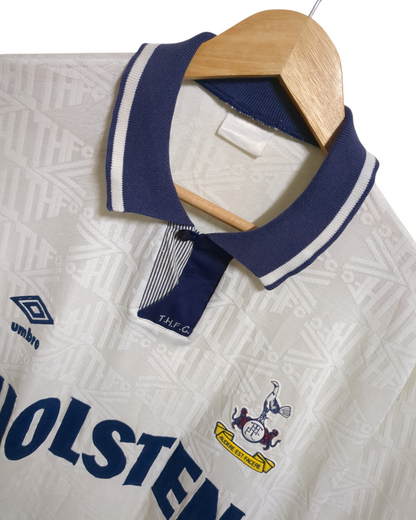 1991-92 Umbro Tottenham Hotspur Home Shirt - (L)