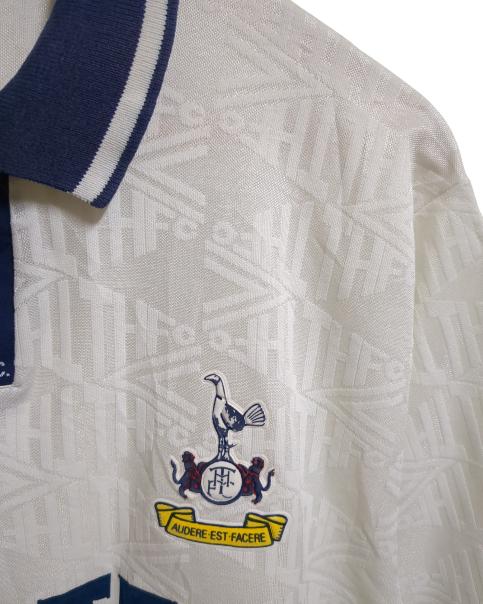1991-92 Umbro Tottenham Hotspur Home Shirt - (L)