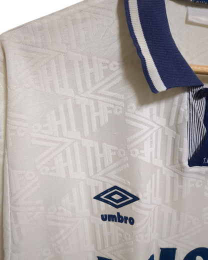 1991-92 Umbro Tottenham Hotspur Home Shirt - (L)
