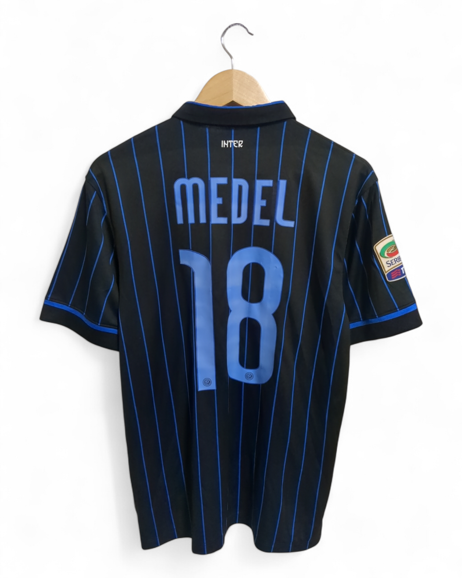 2014-15 Nike Inter Milan Home Shirt #18 Medel - (M)