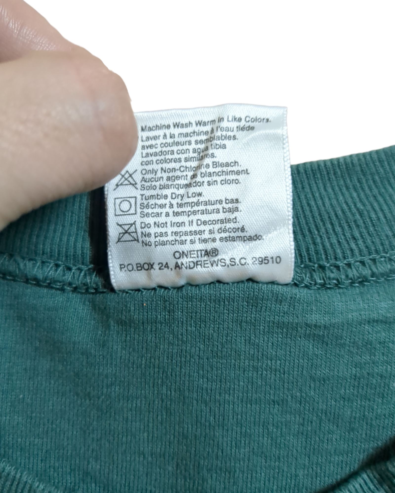 Oneita 1997 Spanish Peaks Single Stitch Tee - (M)