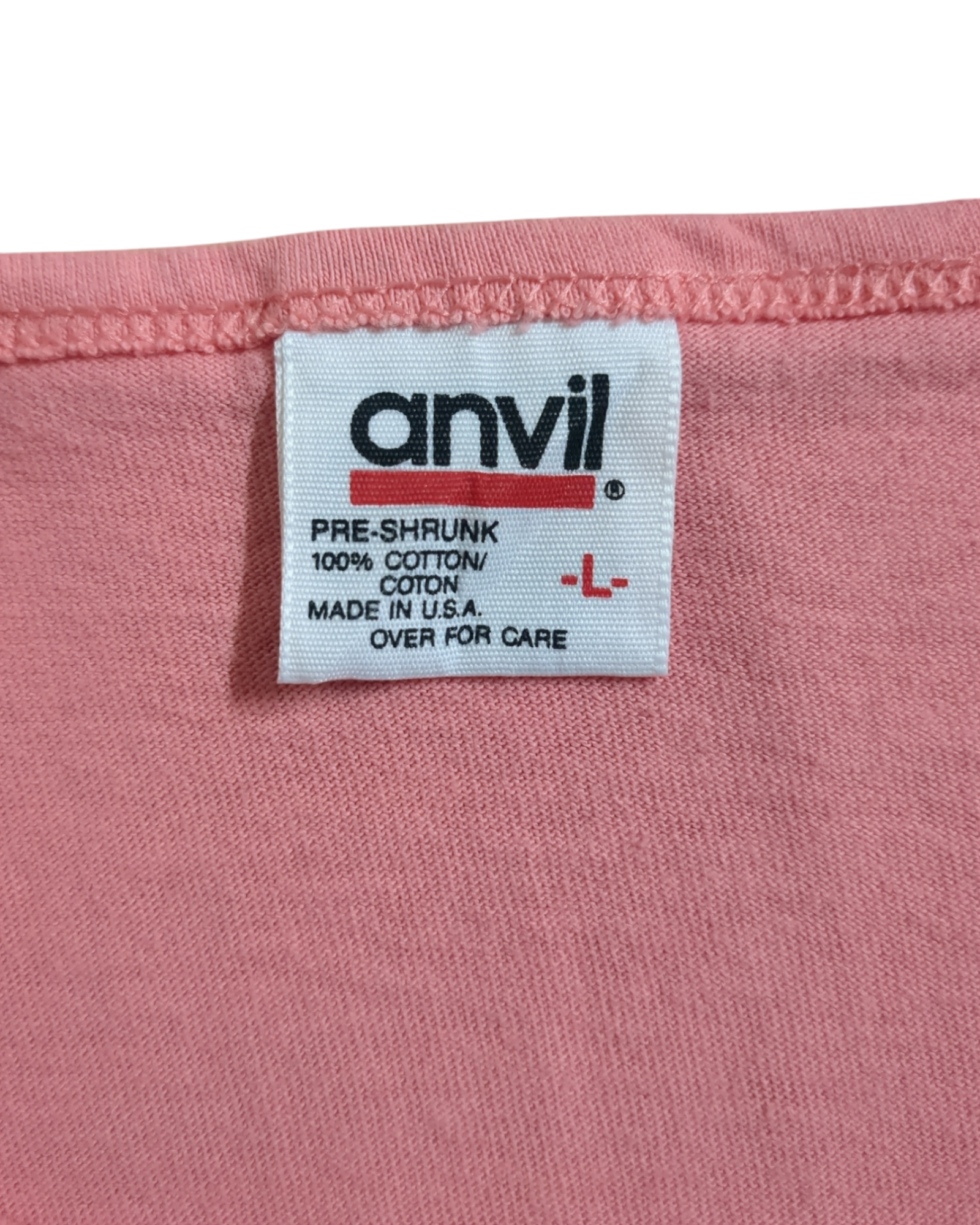 Anvil 1993 Santa Barbara Single Stitch Tee - (L)