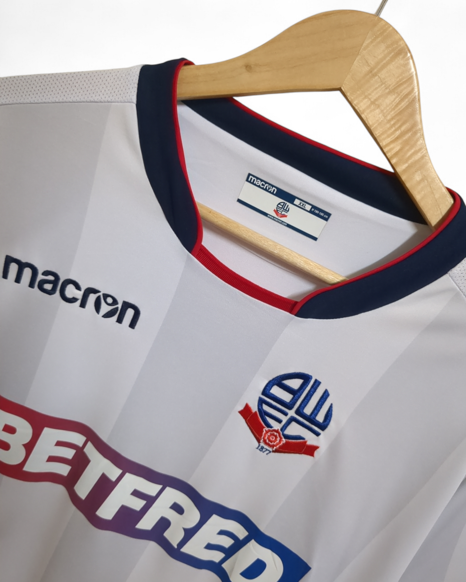 2018-19  Macron Bolton Wanderers Home Shirt - (L)