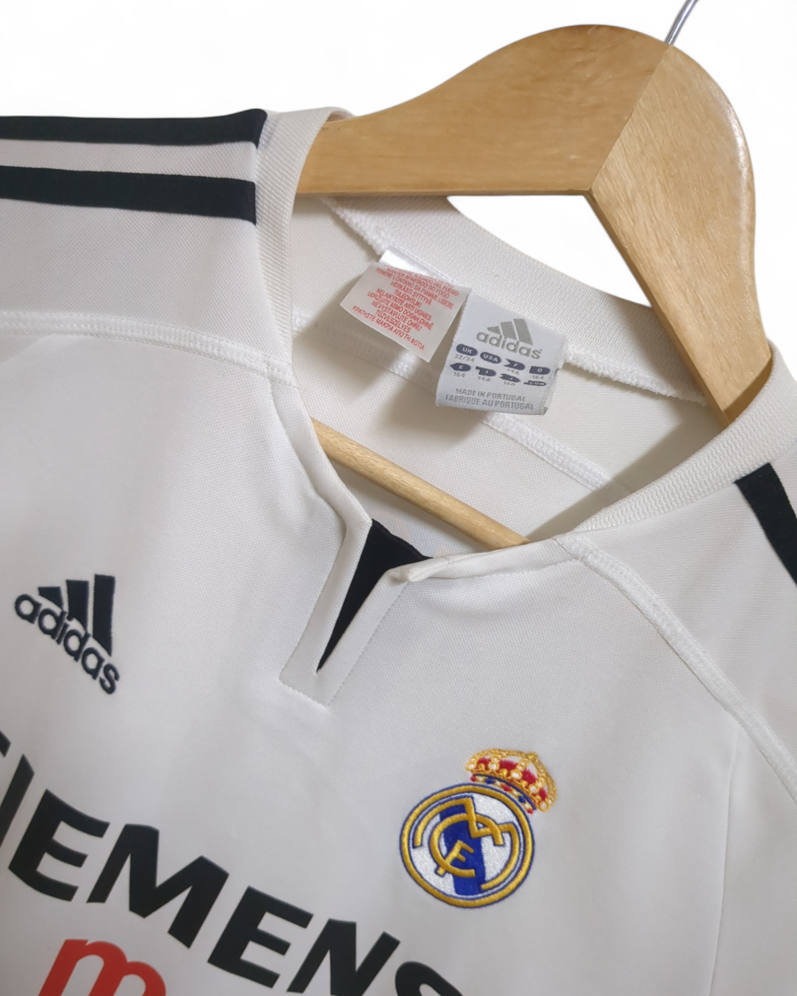 2003-04 Adidas Real Madrid Home Shirt #9 Ronaldo - (S)