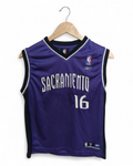 2002-06 Sacramento Kings Reebok #16 Stojakovic Away Jersey - (S)