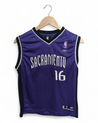 2002-06 Reebok Sacramento Kings #16 Stojakovic Away Jersey - (S)