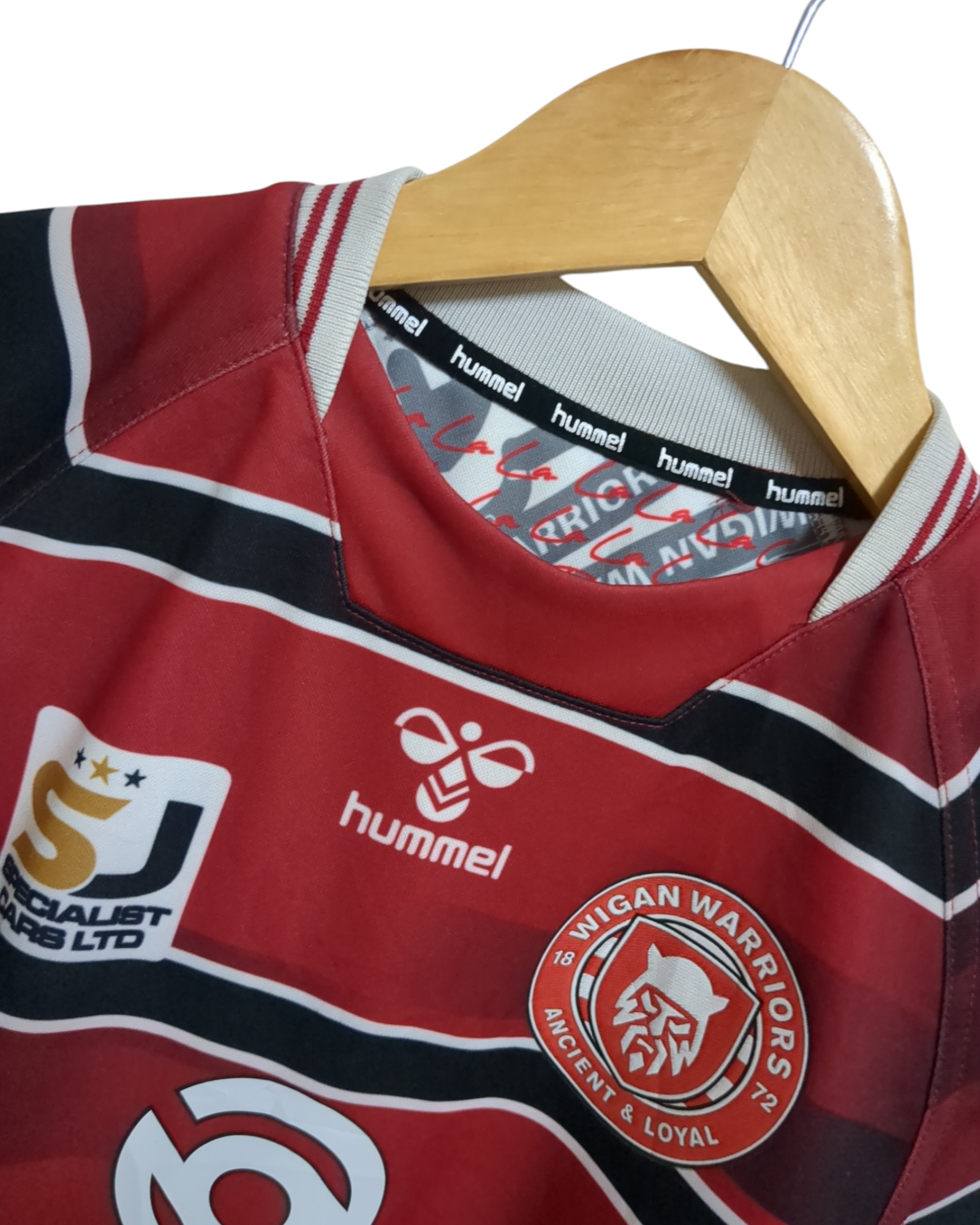 2021 Hummel Wigan Warriors Rugby Home Shirt - (XS)
