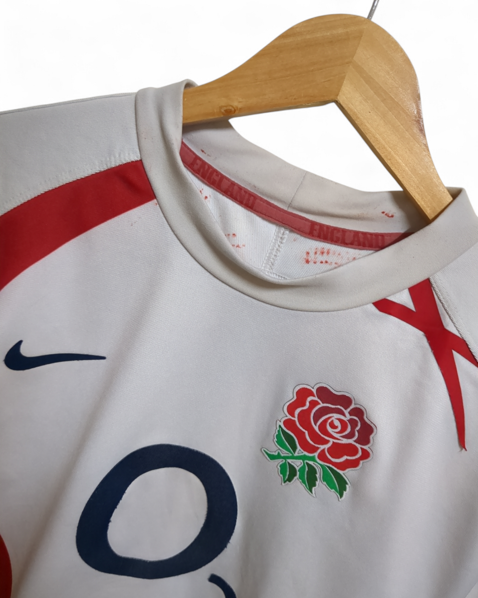 2007-08 Nike England Pro-Fit Rugby Home Shirt - (M)