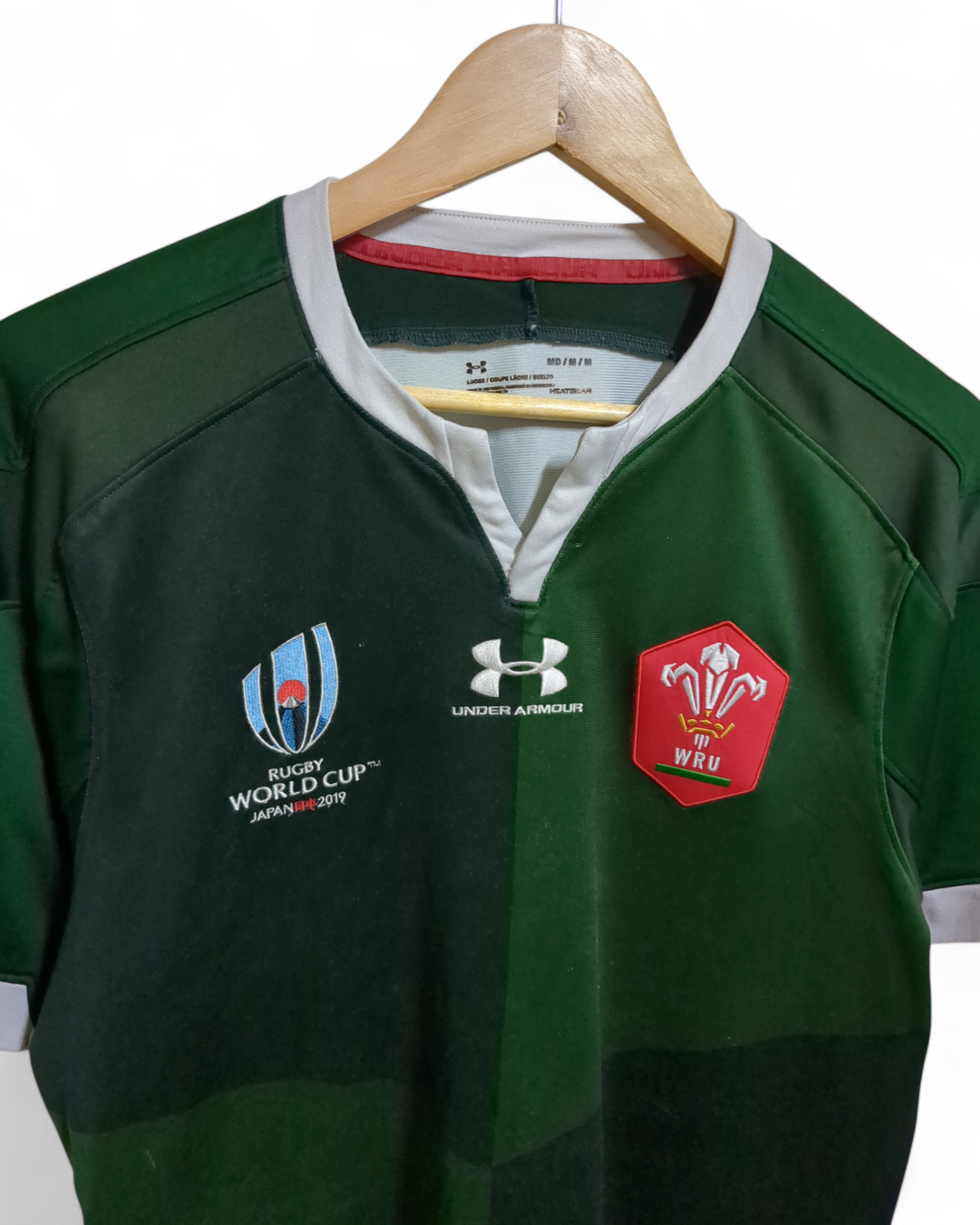 2019 Under Armour Wales Away World Cup Rugby Shirt - (M)